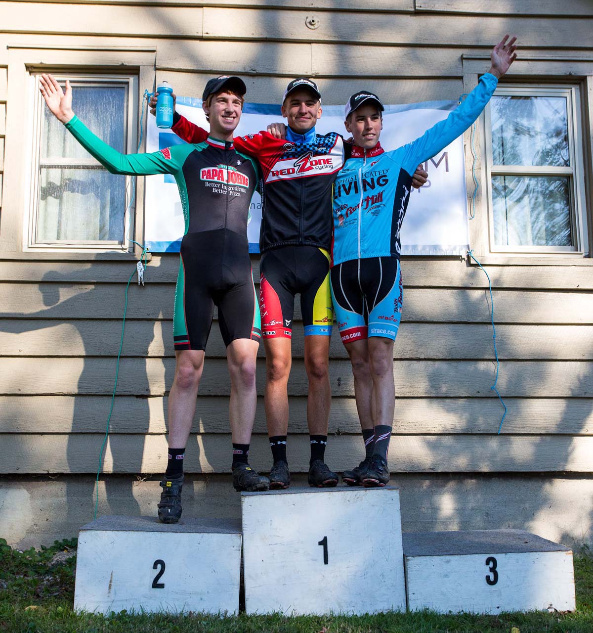 The Elite Men\'s Podium. © Kent Baumgardt