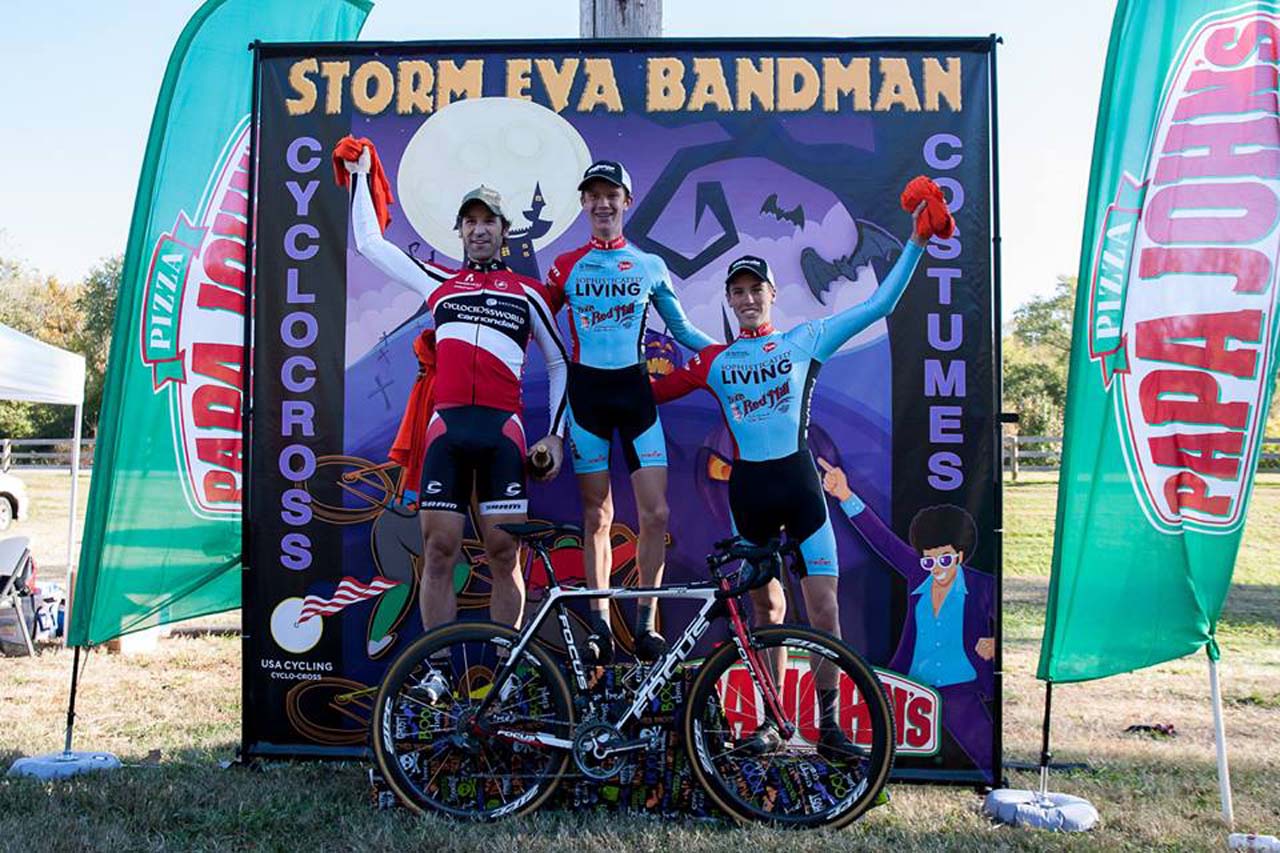 The Elite Men\'s podium. © Kent Baumgardt