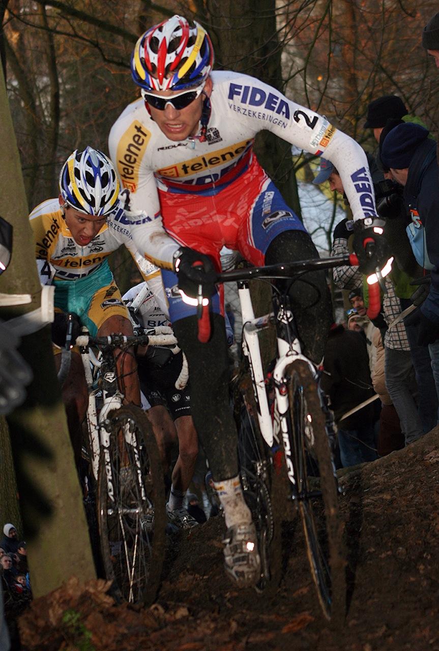 Stybar spent much of the day leading U23 teammate Tom Meeusen around the course. ? Bart Hazen 