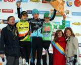 The Juniors podium in Overijse. ? Bart Hazen