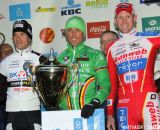 The Podium: Sven Nys, Niels Albert, Klaas Vantornout  © Bart Hazen