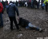 The mud wasn't just treacherous for the racers...  © Bart Hazen