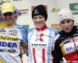 The Podium: Katie Compton, Nikki Harris, Sanne Cant © Bart Hazen