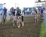 The men&#039;s peloton in Koksijde ©Christine Vardaros