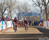 Jordan Lewis (Ashville Bicycle Club Racing) edged out Cameron Beard in the sprint for third.  Â©Brian Nelson