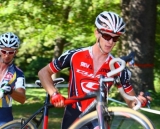 Scherz leads Frattini through the barriers. © Anthony Skorochod/cyclingcaptured.com