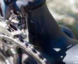 Shimano’s Ultegra FD-6700 Front Derailleur takes care of shifting up front. © Cyclocross Magazine