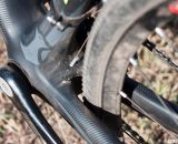 Internal cable routing through the downtube is also Di2 compatible. © Cyclocross Magazine