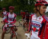 Cal Giant Berries&#039; Cody Kaiser waits with teammates before his first start in the Elite Men&#039;s category. © Wil Matthews