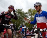 Jonathan Page (Planet Bike) and French national champion Francis Mourey before start. © Wil Matthews