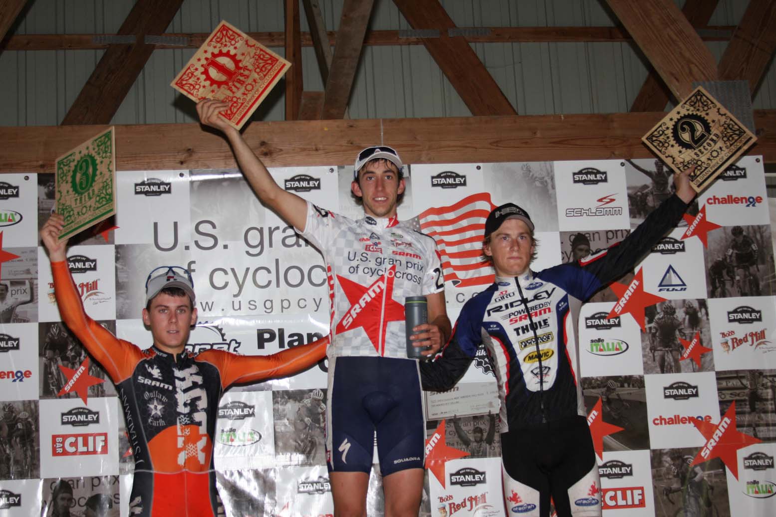 Chance Noble took another U23 victory of the USGP series. by Amy Dykema 