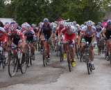 The holeshot was taken by Andy Jacques-Maynes (Bissel Pro Cycling) for the second day in a row. by Amy Dykema