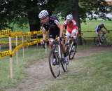 Jonathan Page (Planet Bike) and Geoff Kabush (Maxxis-Rocky Mountain) were early protagonists. by Amy Dykema