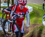 Danish riders at the first official training of CX Worlds Hoogerheide - Hoogerheide, The Netherlands - 30th January 2014 - Photo by Pim Nijland / Peloton Photos