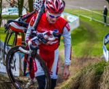 Danish riders at the first official training of CX Worlds Hoogerheide - Hoogerheide, The Netherlands - 30th January 2014 - Photo by Pim Nijland / Peloton Photos