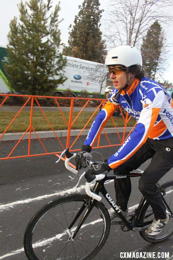 Adam Craig rolls up for his call-up. © Cyclocross Magazine