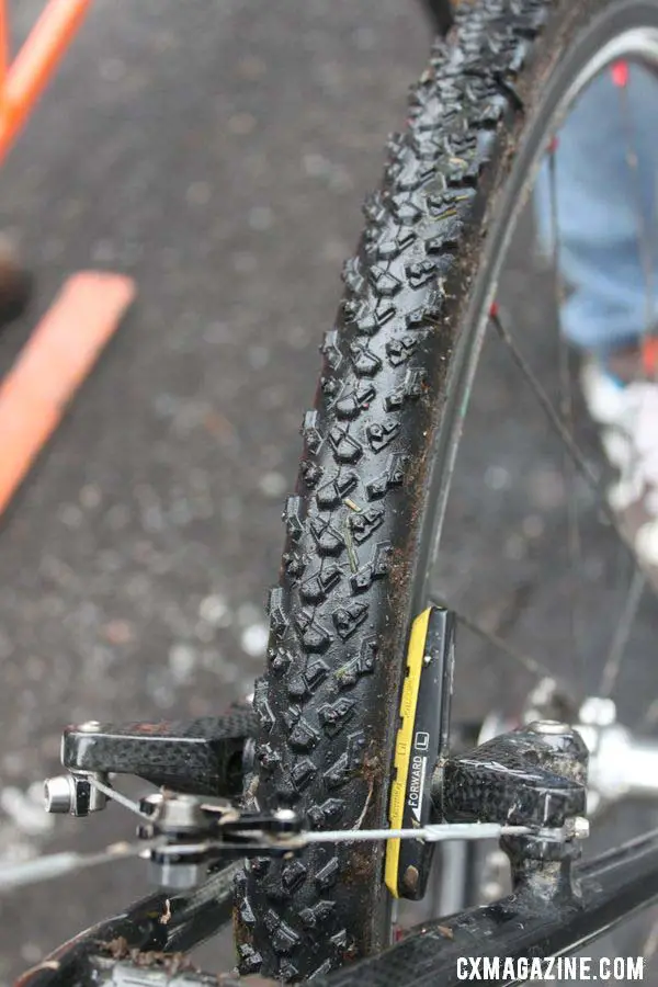 The Michelin cyclocross Mud2-treaded tubulars. © Cyclocross Magazine