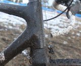 The front end provides stiffness for out of the saddle efforts. © Cyclocross Magazine