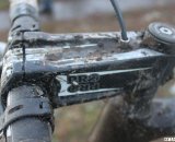 The ultra-stiff stem Craig uses is a downhill model. © Cyclocross Magazine