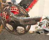 The beefy Easton EC90 cranks maximize power transfer. ? Cyclocross Magazine