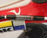 The in-line gear indicator lets Goulet know where he is in the cassette. ? Cyclocross Magazine