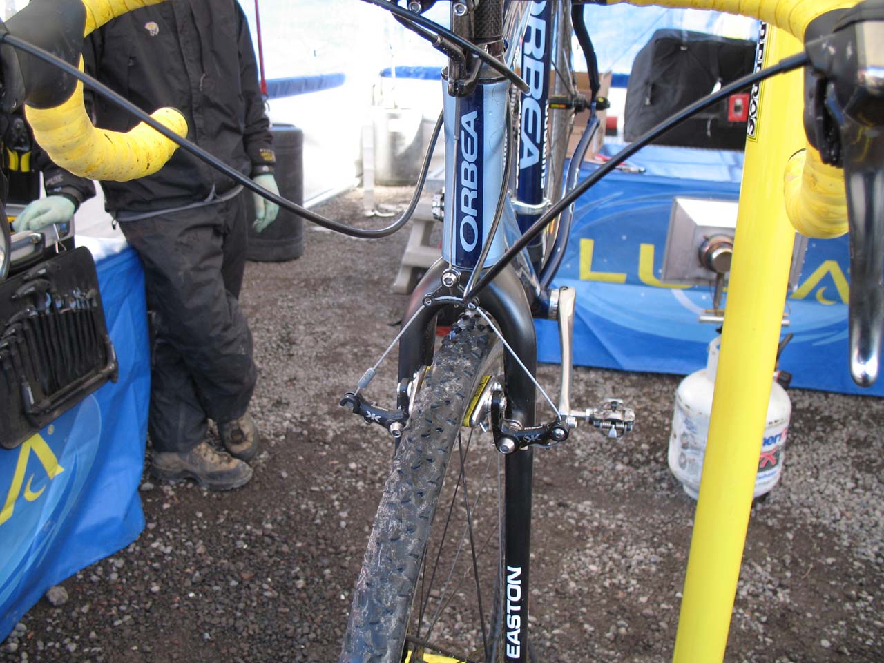 Dunlap runs the Kore brakes that have been seen on other pro bikes this season. ? Cyclocross Magazine