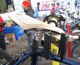 Given the wear, it's obvious Dunlap has found her preferred saddle design. ? Cyclocross Magazine