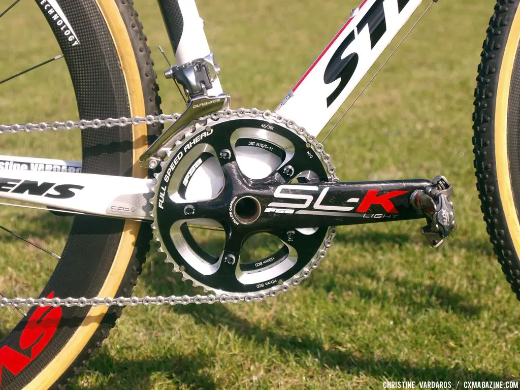 Shimano Dura Ace Crankset. © Christine Vardaros