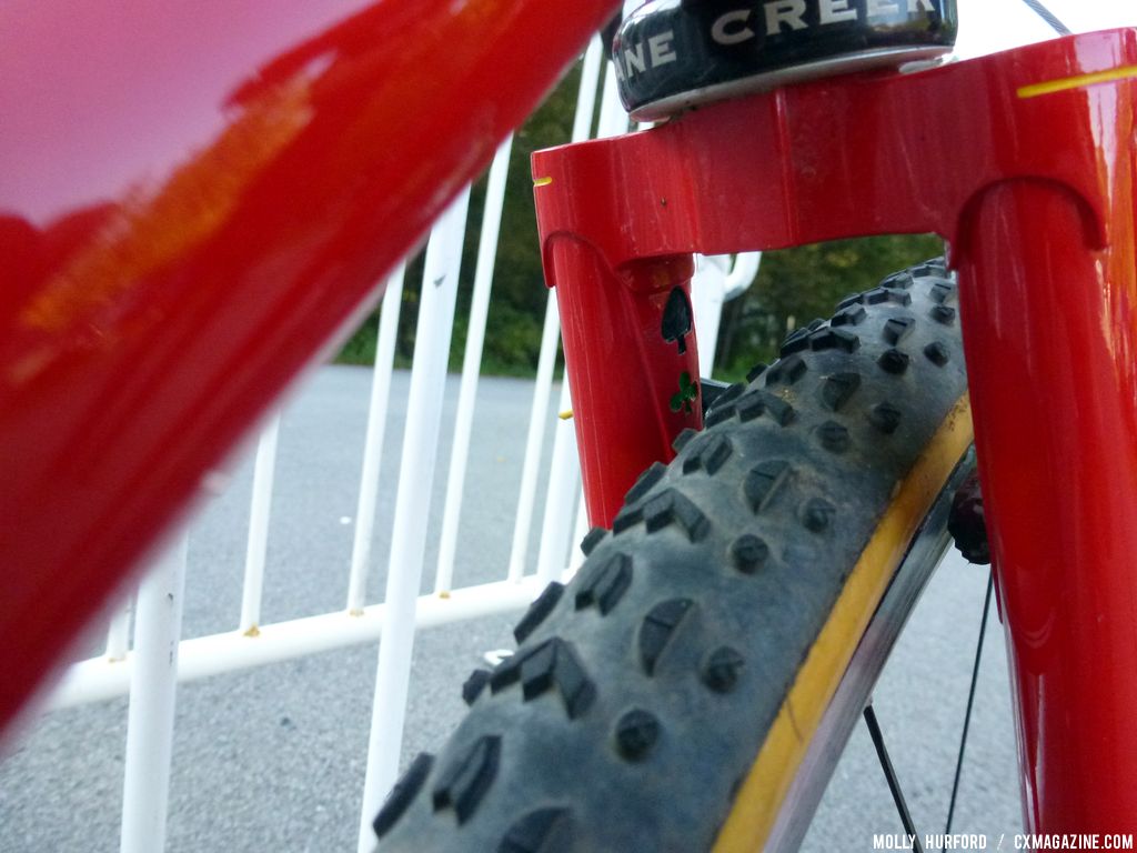 Note the steel fork. © Cyclocross Magazine