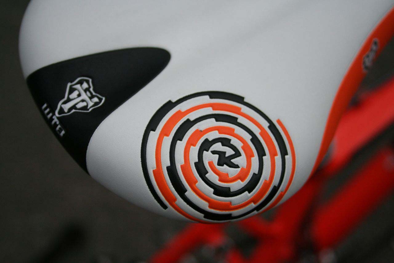 The WTB saddle features a Kona special touch. ? Cyclocross Magazine