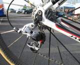 A Red rear derailleur moves the chain through the cogs. ? Cyclocross Magazine