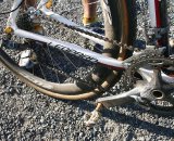 Parbo uses a complete SRAM Force drivetrain. © Cyclocross Magazine