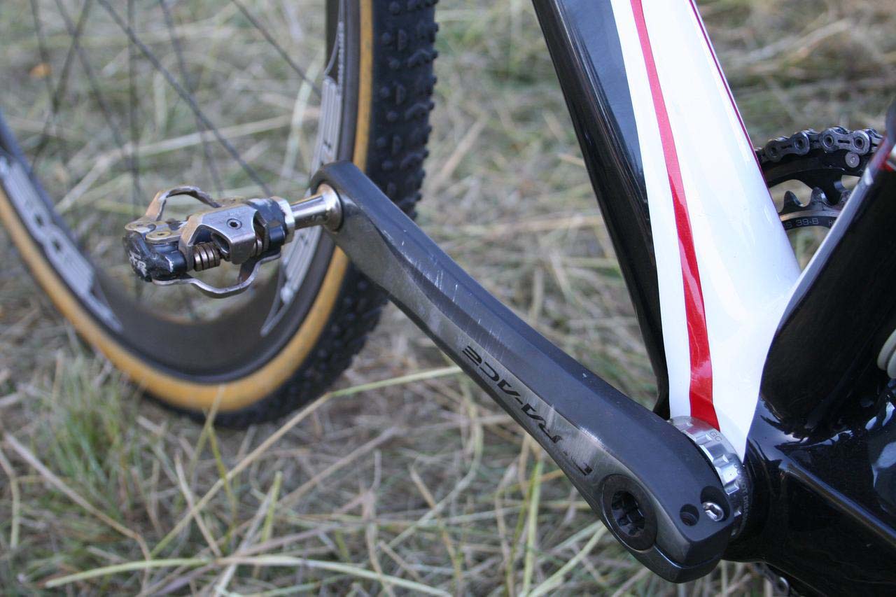 Dura Ace meets XTR on Page\'s Norcross. © Cyclocross Magazine
