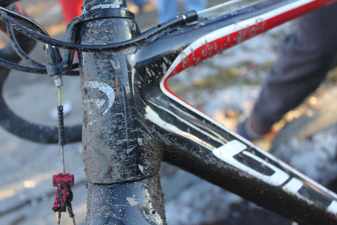 Tapered head tubes are a new trend in \'cross. © Cyclocross Magazine