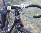 Page trusts Dura Ace 10-speed shifters. © Cyclocross Magazine