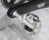 Jacobs’ uses Shimano M959 SPD pedals. © Cyclocross Magazine