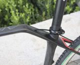 The Apollo Arctec CX top tube/seat tube/seatstay juncture is undoubtedly unique.  © Cyclocross Magazine