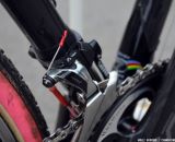 SRAM RED 22 derailleur on Mo Bruno Roy's Seven Cycles Mudhoney Pro bike. © Cyclocross Magazine