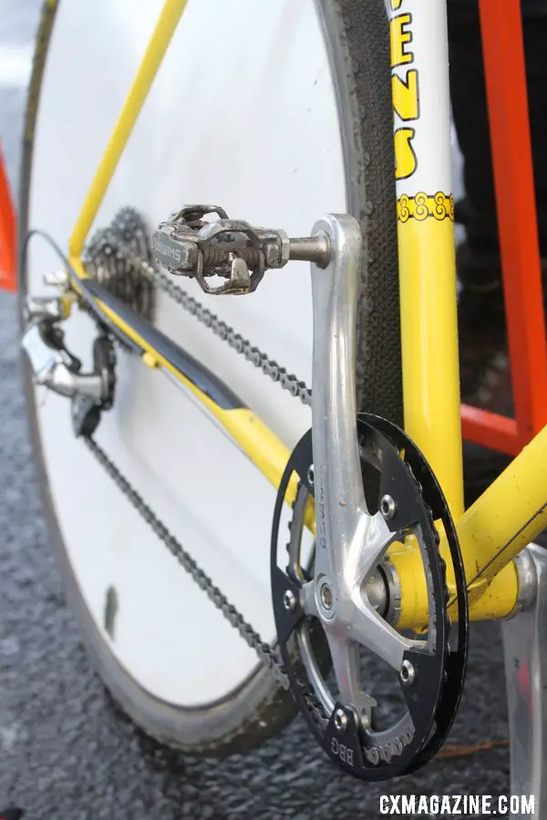 The drivetrain is a simple, elegant affair. © Cyclocross Magazine