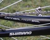 A little personal touch on the inside  of the chainstay. © Cyclocross Magazine