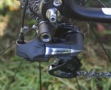 The electronic Di2 Dura Ace rear derailleur. © Jamie Mack