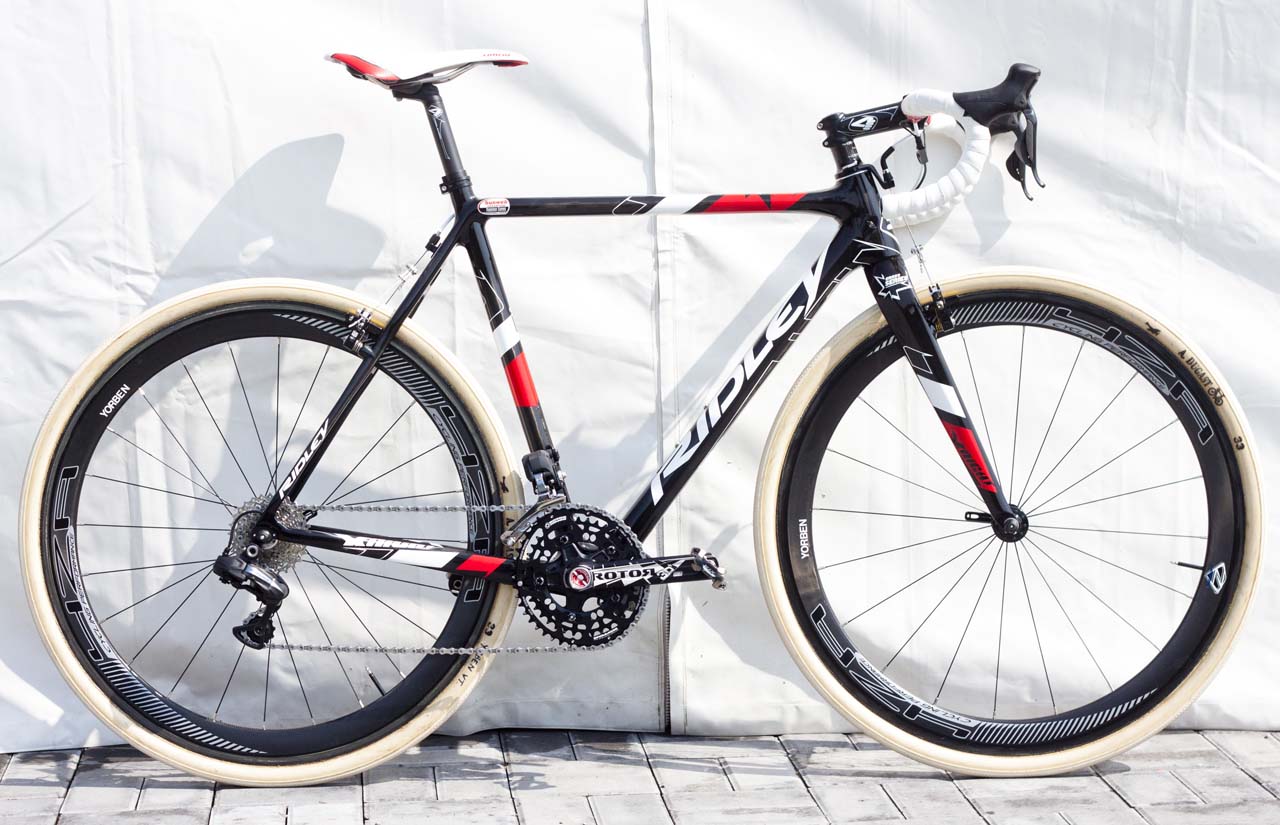 Yorben Van Tichelt’s Ridley X-Knght. © Cyclocross Magazine