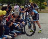 The Raleigh Clement team at Nathaniel Green Middle School. © Cyclocross Magazine