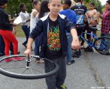 The Raleigh Clement team at Nathaniel Green Middle School. © Cyclocross Magazine