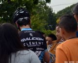 The Raleigh Clement team at Nathaniel Green Middle School. © Cyclocross Magazine