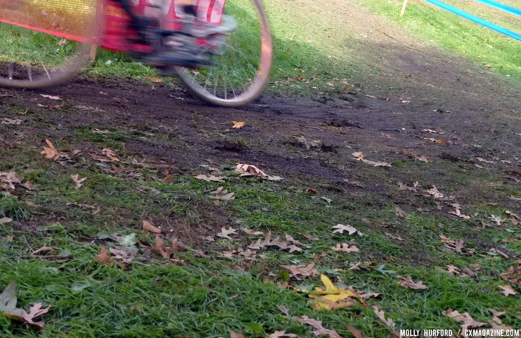The greasy corners on the course © Cyclocross Magazine