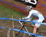 Kinseiology tape kept this rider together © Cyclocross Magazine