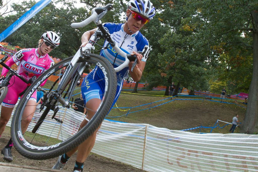 Nash leads over the barriers at Providence Day 1 2013. © Todd Prekaski