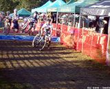 Most riders had no trouble navigating the barriers.  © Cyclocross Magazine