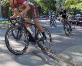 The transition unto the pavement would prove crucial for many riders. © Keith Hower 